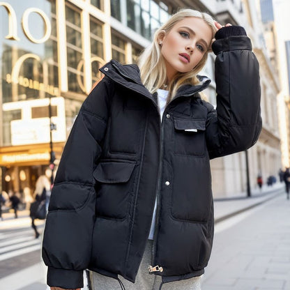 Manteau épais d'automne et d'hiver pour femmes