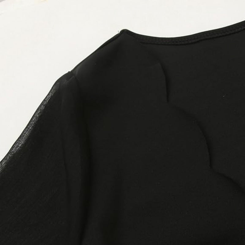 Robe Sexy à col en V pour femme