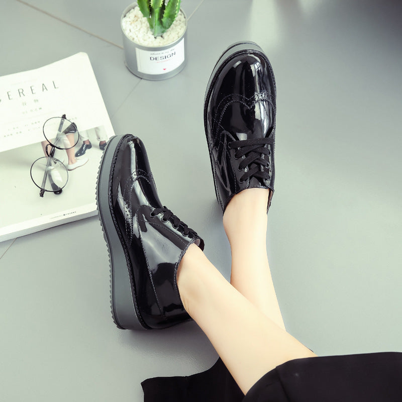 Bottes plate-forme de pluie étanches et antidérapantes