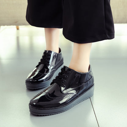 Bottes plate-forme de pluie étanches et antidérapantes