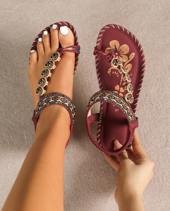Sandale style bohéme